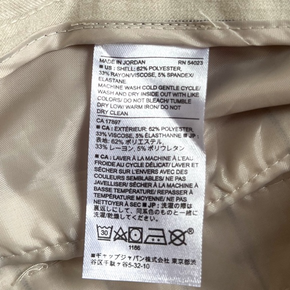 Banana Republic Blake Tie-Waist Stripe Crop Pant in size 10 - Picture 5 of 6